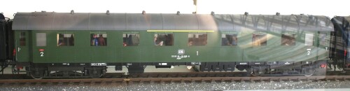 D Zug epoche 3a Schnellzugwagen DB Vorkriegswaggons f 1. 2. Klasse grün Spur 2 Museum Schramberg