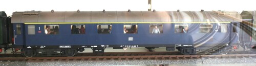 D Zug epoche 3a Schnellzugwagen DB Vorkriegswaggons g blau 1. Klasse Spur 2 Museum Schramberg