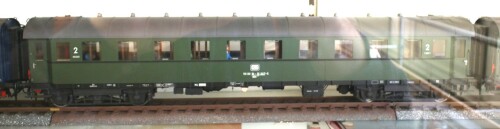 D Zug epoche 3a Schnellzugwagen DB Vorkriegswaggons h 2. Klasse grün Spur 2 Museum Schramberg (1)