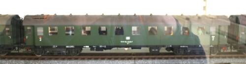 D Zug epoche 3a Schnellzugwagen DB Vorkriegswaggons h 2. Klasse grün Spur 2 Museum Schramberg (2)