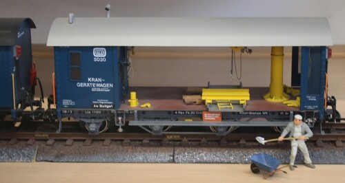 BR 323 Bauzug Kranhilfszug ozenablau Spur 2 Museum Schramberg (6)