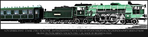 Bayrische S 2 6 BR 15 Frontkabine BR 05 Frontcab Frontkabine Bayrisch königliche Staatsbahn grün (1)