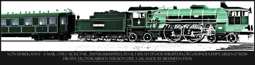 Bayrische S 2 6 BR 15 Frontkabine BR 05 Frontcab Frontkabine Bayrisch königliche Staatsbahn grün (2)