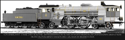 Bayrische S 2 6 BR 15 Frontkabine BR 05 Frontcab Frontkabine grau Ausstellunglackierung Fotoanstrich