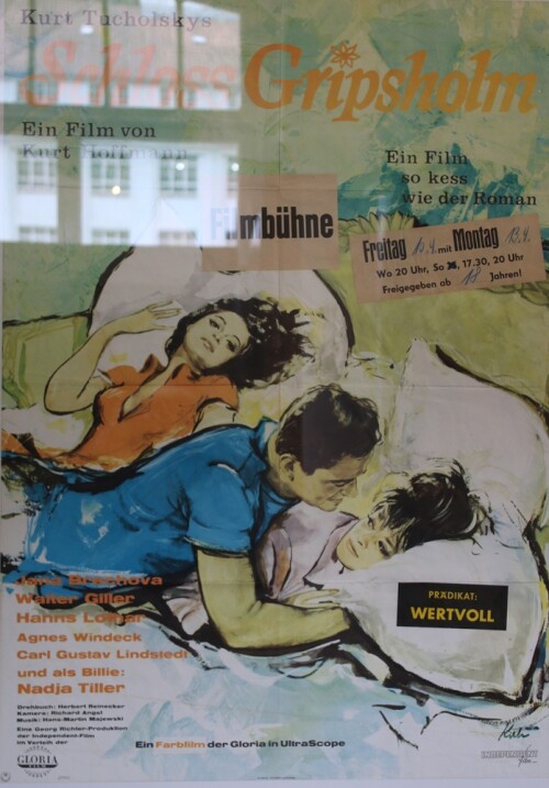 Filmplakat Schloß Gripsholm Kurt Tucholski Hoffmann Agnes Windeck Hans Lothar Walter Giller Jana Bre