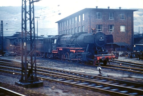 Bingen am Rhein Bahnhof 1966 BR 50 2176