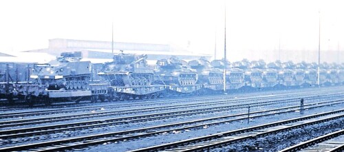 Militärzug 1967 Eisenbahn Panzer Battalion Euskirchen Klaus Dieter Schwerdtfeger (2)