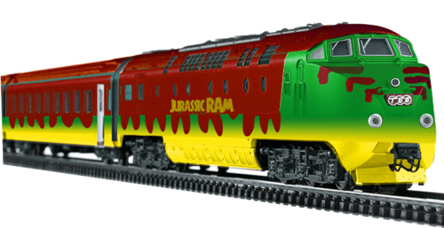 RAM TEE SBB NS Trans Europ Express Jurassic Park Bahngarfield Christian