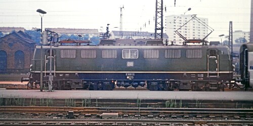 E 320 11 Fernzug nach Frankreich Saarbrücken Bahnhof Hauptbahnhof Schwerdfeger Kreisarchiv Stormarn 