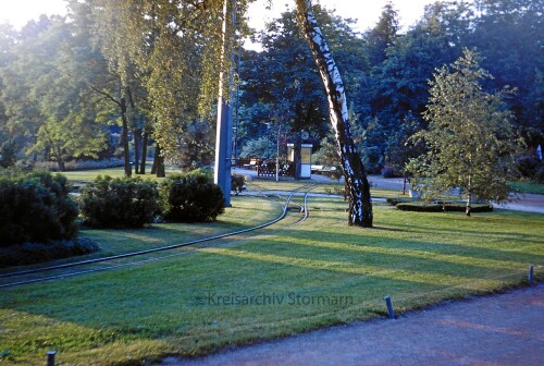 Saarbücken Europapark 1969 deutsch französische Freundschaft Porsche Bahn