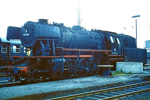 BR 023 054 Saarbrücken Bahnhof Umbauwagen Winter Hauptbahnhof Schwerdfeger Kreisarchiv Stormarn 1970