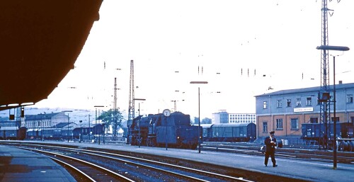BR 023 BR 141 Saarbrücken Bahnhof Hauptbahnhof Schwerdfeger Kreisarchiv Stormarn 1970