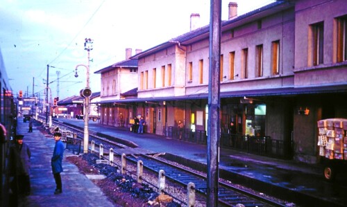 Saarbrücken Hbf Hauptbahnhof alt Schwerdfeger Kreisarchiv Stormarn 1966