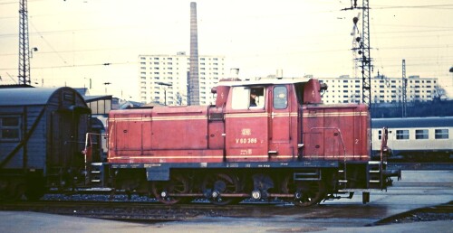 V 60 386 BR 260 Saarbrücken Bahnhof Umbauwagen Winter Hauptbahnhof Schwerdfeger Kreisarchiv Stormarn