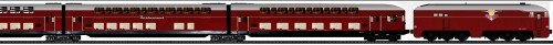 LBE Doppelstockwagen Lübeck Büchener Eisenbahn BR 96 Bayern Gt 2x4 4 (2)