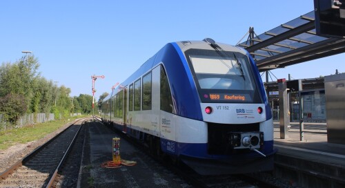 VT 152 BRB Bayrische Regiobahn Bahnhof Landsberg am Lech 2025 Aug (1g)