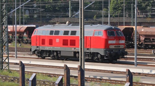 BR 218 Augsburg Hauptbahnhof Hbf Bahnhof 2025 Aug (1)