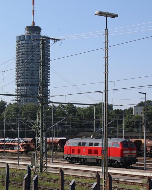 BR 218 Augsburg Hauptbahnhof Hbf Bahnhof 2025 Aug (2)