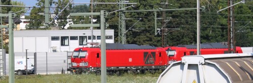 BR 249 Vectron Dual Mode Doppeltraktion Augsburg Hauptbahnhof Hbf Bahnhof 2025 Aug (2)