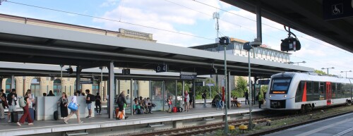 Magdeburg Hauptbahnhof Hbf Empfangsgebäude Bahnhof 2025 08 (18)