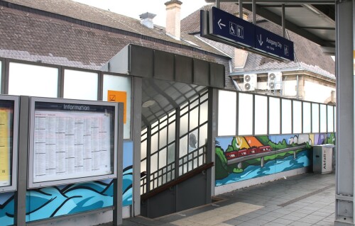 b Koblenz Hbf Hauptbahnhof Main Station Empfangsgebäude DB AG Details (1d (1)