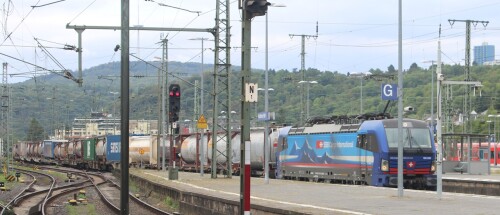 l BR 193 91806193 Vectron SBB Cargo international blau Koblenz Hbf 2025 Aug (1)