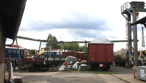 BR 110 E 10 03 blau stahlblau DB Museum Koblenz BW Güterwagen