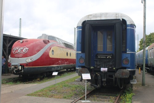 BR 601 TEE Trans Europ Express F Zug blau DB Museum Koblenz