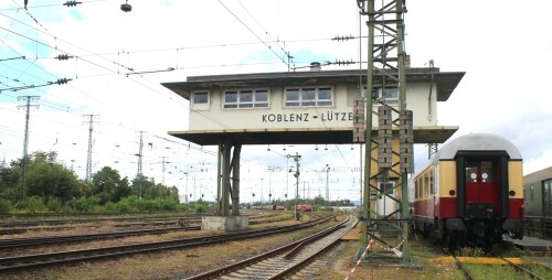 DB Museum Koblenz Stellwerk f Bahnhof Gleisvorfeld (1)