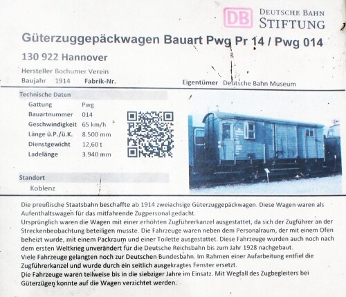 Gepäckwagen PWG PR 14 014 grün DB Museum Koblenz (2)