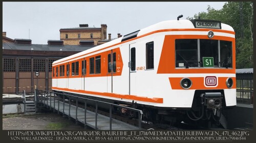 BR 471 ET 171 HVV S Bahn alt Vorkrieg Hamburger Verkehrsverbund Pop Art orange DB ET 420 München Fra