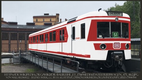 BR 471 ET 171 HVV S Bahn alt Vorkrieg Hamburger Verkehrsverbund Pop Art rot DB ET 420 München Frankf