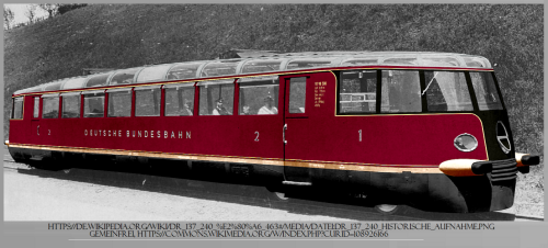 SVT 137 240 VT 90 500 ET 491 Säuferbähnle gläserner Zug decouvrable Dieseltriebwagen Aussichtswagen 