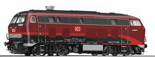 BR 218 215 216 17 225 210 DB ÖBB Railjet Österreich Intercity Rail Jet Bahngarfield Christian