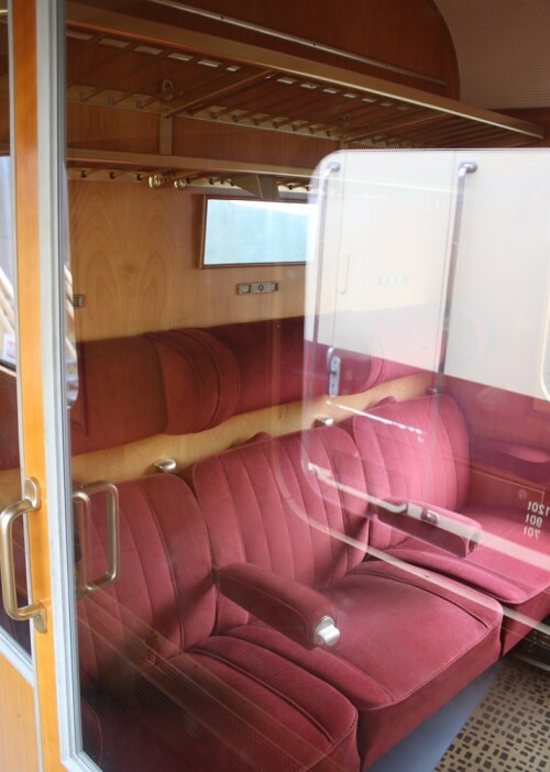 BR 601 602 VT 11.5 TEE Trans Europ Express DB Museum Koblenz g Abteil Polster Farbe Sitzplatz Aussta