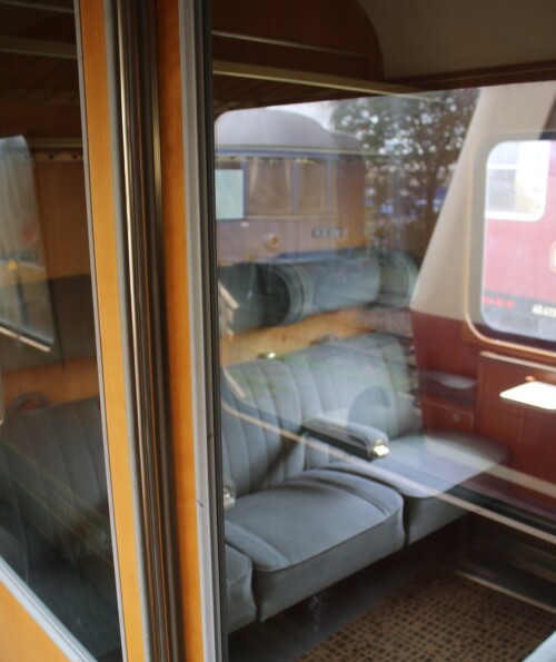 BR 601 602 VT 11.5 TEE Trans Europ Express DB Museum Koblenz g Abteil Polster Farbe Sitzplatz Aussta