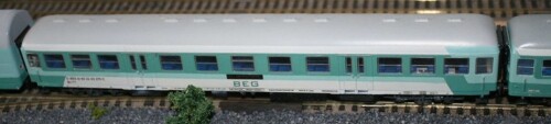 mint türkis Regional Express Theisen Dirk Produkfarben DB Epoche 5 N Wagen Silberling (3)