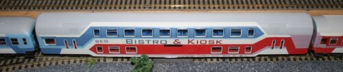 orientrot IC Intercity Theisen Dirk Produkfarben DB Epoche 5 Doppelstockwagen Kakadu Speisewagen