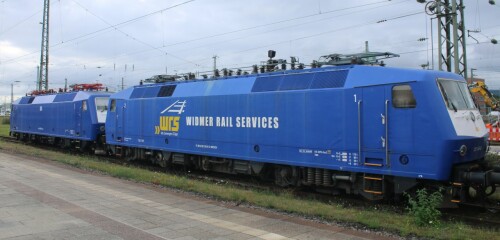 BR 120 WRS blau Drehstromlok Karlsruhe Hbf Hauptbahnhof (5)