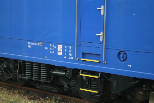 BR 120 WRS blau Drehstromlok Karlsruhe Hbf Hauptbahnhof (9)