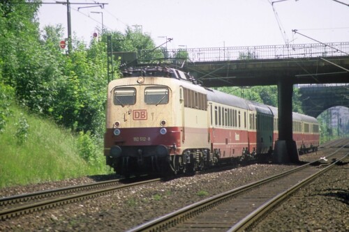 BR 110 E 10 TEE Trans Europ Express IC Lok Intercity rot beige Bahngarfield Christian