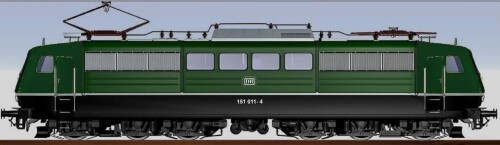 BR 151 BR 120 chromoxyd grün Güterzuglokomotive AEG BBC Henschel Krupp E Lok Brumfda Felix Kopie