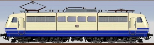 BR 151 BR 120 ozean blau beige Güterzuglokomotive AEG BBC Henschel Krupp E Lok Brumfda Felix Kopie