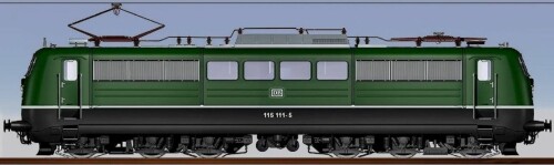 BR 151 Güterzuglokomotive chromoxyd grün AEG BBC Henschel Krupp E Lok Brumfda Felix Kopie