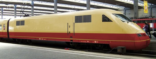 BR 401 ICE Intercity Express DB TEE Trans Europ Express IC Lok Intercity rot beige Bahngarfield Chri