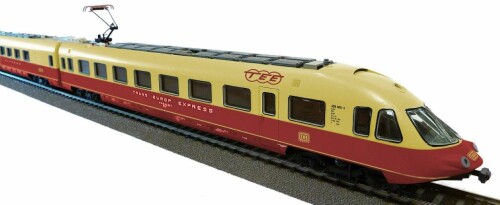 BR 403 Trinidad Lufthansa Airport Express Donald Duck DB TEE Trans Europ Express IC Lok Intercity ro