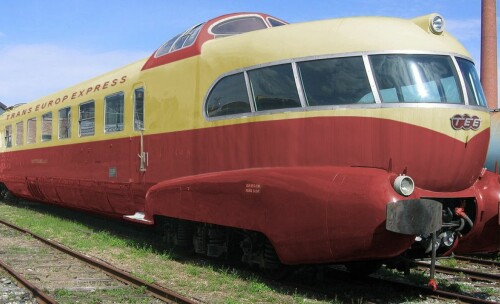 Settebello Pop Art Italia ETR 300 ETR 252 Europ Express IC Lok Intercity rot beige Bahngarfield Chri