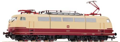 BR 103 E 03 Da Rheingold Trans Europ Express IC Lok Intercity rot beige Bahngarfield Christian e