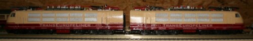 BR 103 rot beige Doppellok TEE Trans Europ Express Theisen Dirk (2)