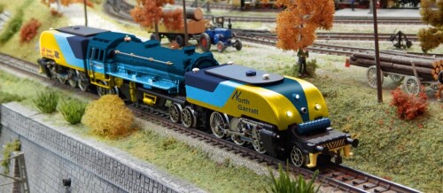 BR 053 Märklin H0 1 C D D 1 M Garratt blau gelb Northlander Bahngarfield Christian